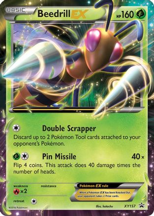 Beedrill EX - XY157 (Holofoil)