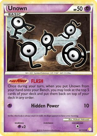 Unown (55) (Reverse Holofoil)