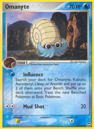 Omanyte (Reverse Holofoil)
