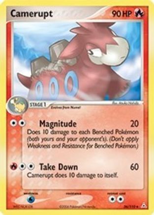 Camerupt (Reverse Holofoil)
