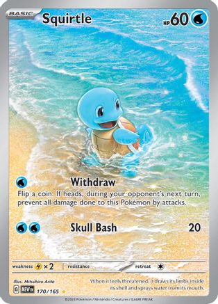 Squirtle - 170/165 (Holofoil)