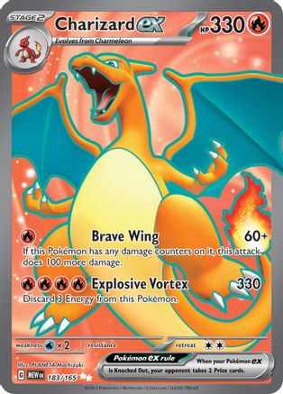 Charizard ex - 183/165 (Holofoil)