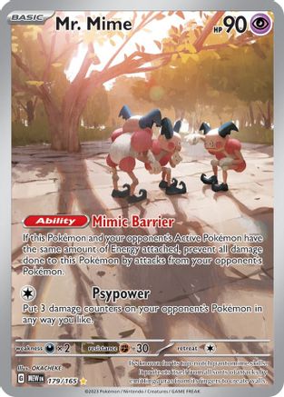 Mr. Mime - 179/165 (Holofoil)