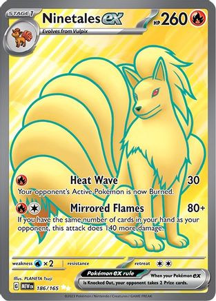 Ninetales ex - 186/165 (Holofoil)
