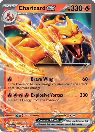 Charizard ex - 006/165 (Holofoil)