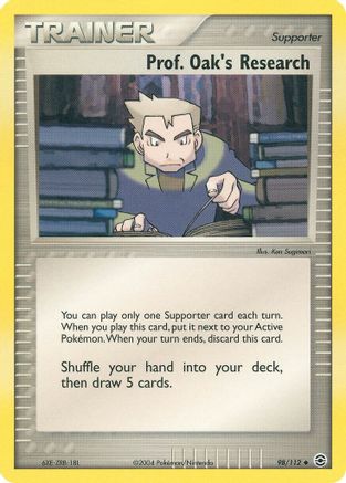 Prof. Oak's Research (Reverse Holofoil)