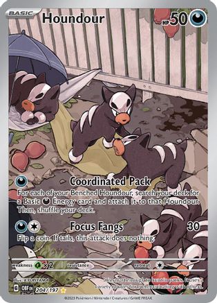 Houndour - 204/197 (Holofoil)