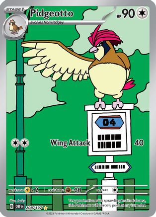 Pidgeotto - 208/197 (Holofoil)