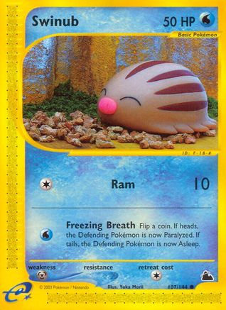 Swinub (107) (Reverse Holofoil)