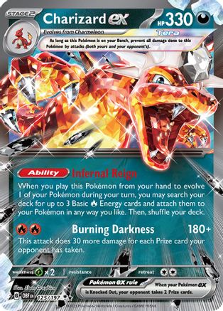 Charizard ex - 125/197 (Holofoil)
