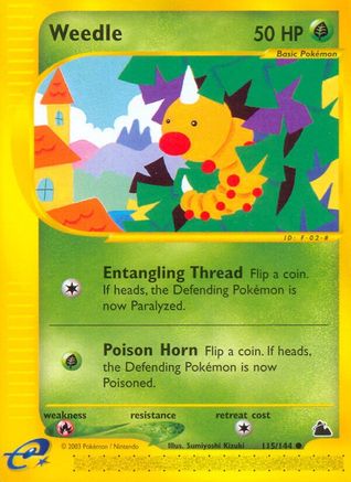Weedle (115) (Reverse Holofoil)