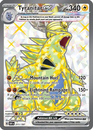 Tyranitar ex - 211/197 (Holofoil)