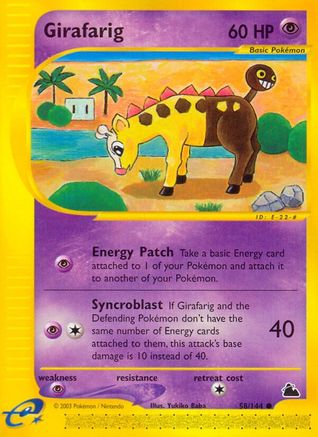 Girafarig (Reverse Holofoil)