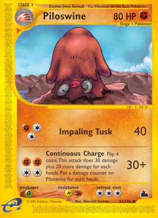 Piloswine (43) (Reverse Holofoil)