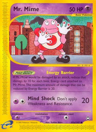 Mr. Mime (95a) (Reverse Holofoil)