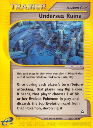 Undersea Ruins (Reverse Holofoil)