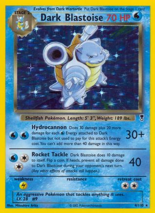 Dark Blastoise (Reverse Holofoil)
