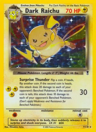 Dark Raichu (Reverse Holofoil)