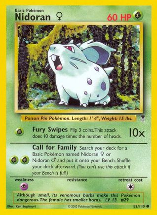 Nidoran F (Reverse Holofoil)