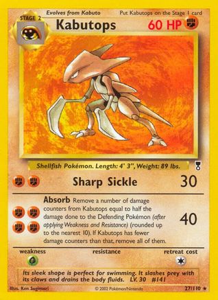 Kabutops (Reverse Holofoil)
