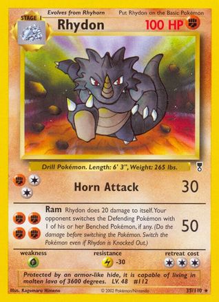 Rhydon (Reverse Holofoil)