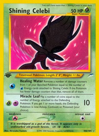 Shining Celebi (1st Edition Holofoil)