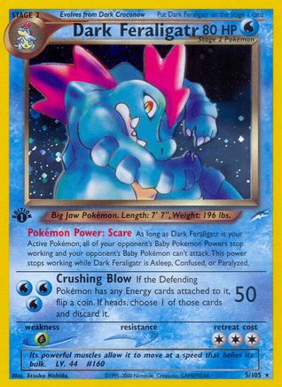Dark Feraligatr (1st Edition Holofoil)