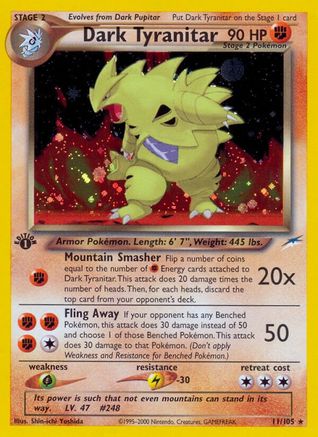 Dark Tyranitar (Unlimited Holofoil)