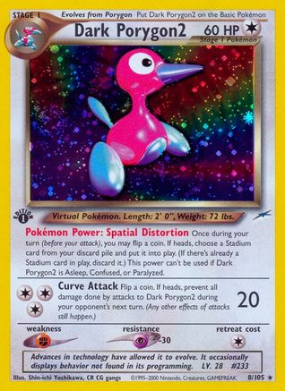 Dark Porygon2 (1st Edition Holofoil)