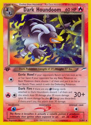 Dark Houndoom (1st Edition Holofoil)