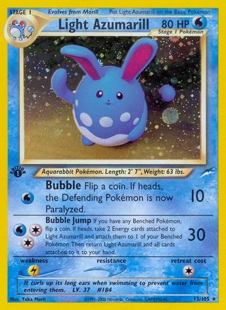 Light Azumarill (Unlimited Holofoil)