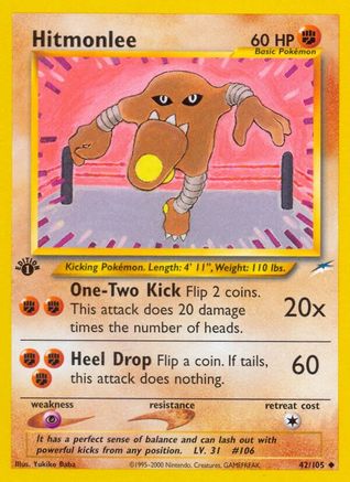 Hitmonlee (1st Edition)