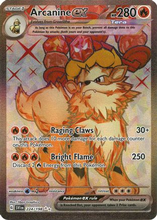 Arcanine ex - 224/198 (Holofoil)