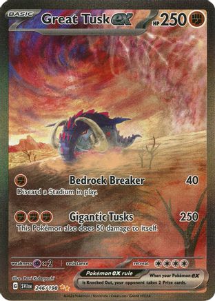 Great Tusk ex - 246/198 (Holofoil)