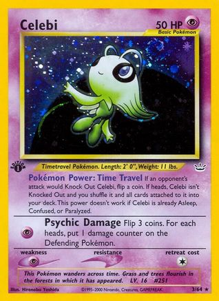 Celebi (3) (Unlimited Holofoil)