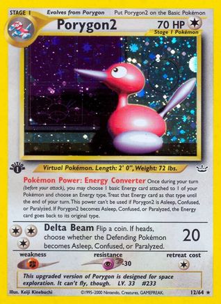 Porygon2 (1st Edition Holofoil)