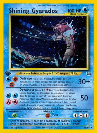 Shining Gyarados (Unlimited Holofoil)