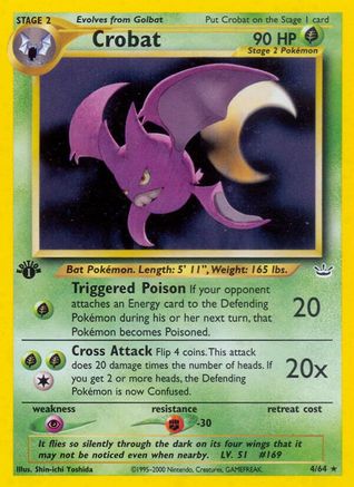 Crobat (1st Edition Holofoil)