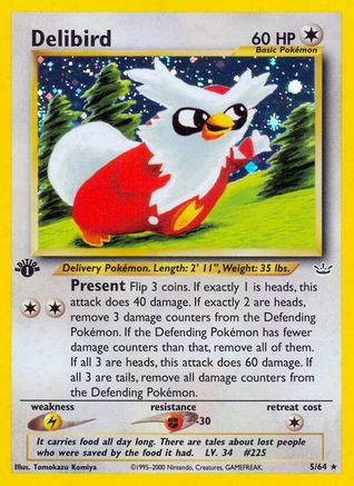 Delibird (Unlimited Holofoil)