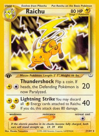 Raichu (1st Edition)
