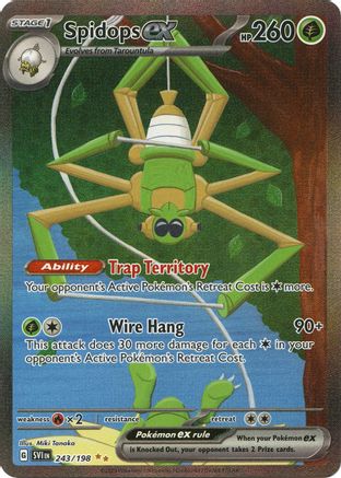 Spidops ex - 243/198 (Holofoil)