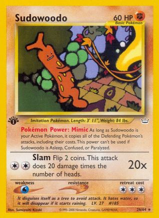 Sudowoodo (1st Edition)