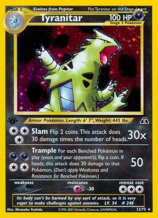 Tyranitar (12) (Unlimited Holofoil)