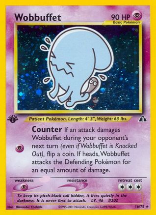 Wobbuffet (16) (1st Edition Holofoil)