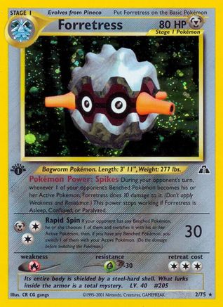 Forretress (2) (1st Edition Holofoil)