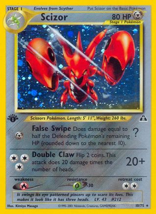 Scizor (10) (Unlimited Holofoil)