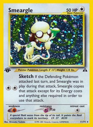 Smeargle (11) (Unlimited Holofoil)
