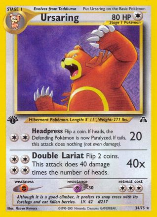 Ursaring (34) (1st Edition)