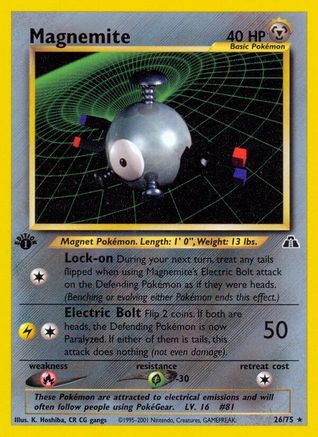 Magnemite (26) (1st Edition)