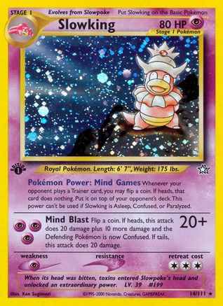 Slowking (1st Edition Holofoil)